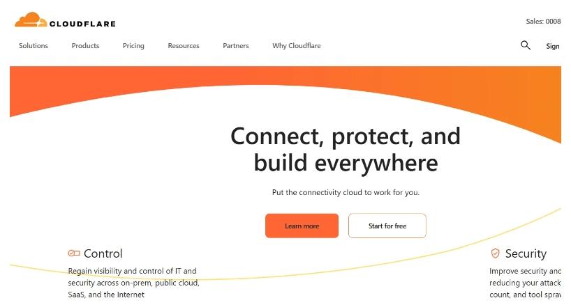10家最佳的免备案CDN推荐：Cloudflare